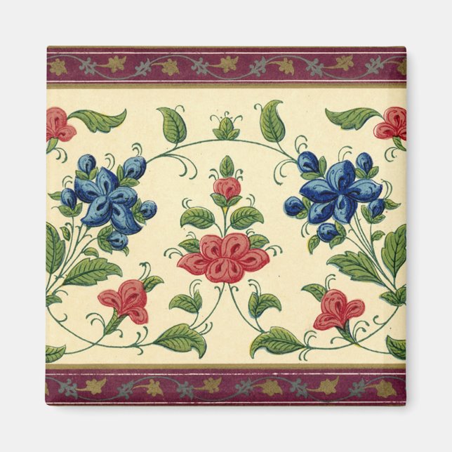 Vintage Wallpaper Border - Magnet (Front)