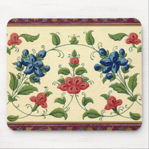 Vintage Wallpaper Border - Mousepad