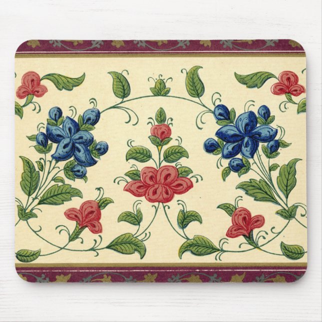 Vintage Wallpaper Border - Mousepad (Front)