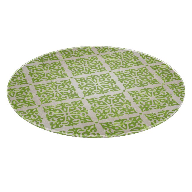 Vintage wallpaper cutting board (Corner)