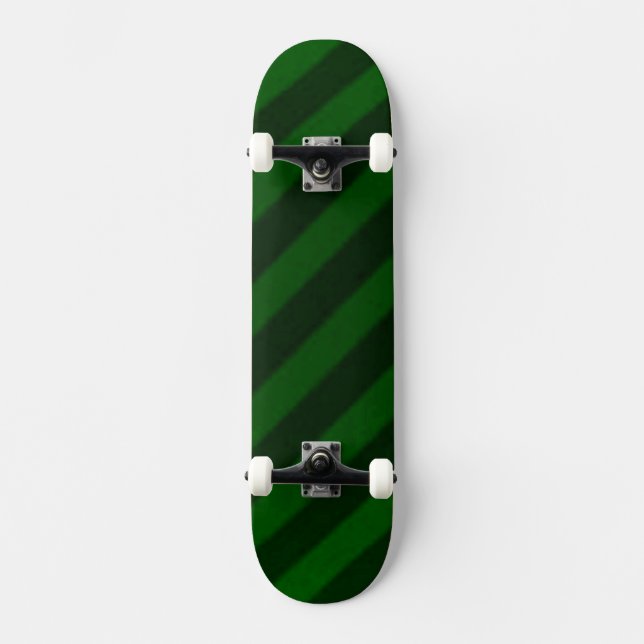 Vintage Wallpaper Emerald Green Grunge Primitive Skateboard (Front)