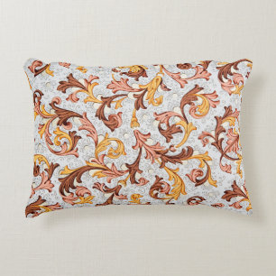 Vintage Wallpaper - Floral Pattern from 18th Centu Decorative Cushion