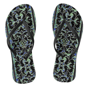 Vintage Wallpaper from the 1960's Flip Flops