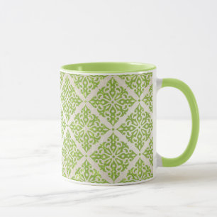 Vintage wallpaper mug