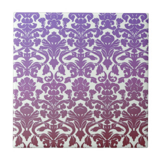 Vintage WallPaper Purple Tile