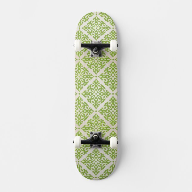 Vintage wallpaper skateboard (Front)