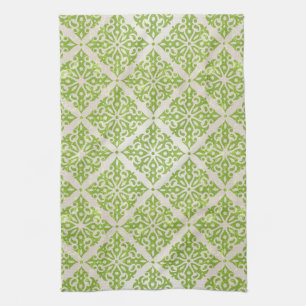 Vintage wallpaper tea towel