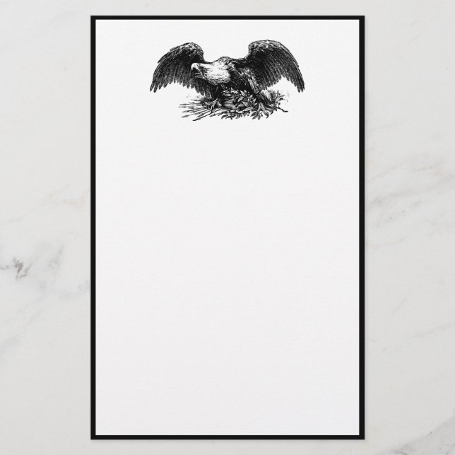 Vintage War Eagle Stationery (Front)