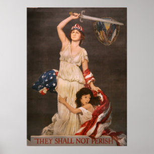 Vintage War posters from WWI and WWII