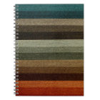 Vintage Warm Autumn Striped Pattern, Earth Tones