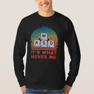 Vintage WASD PC Gamer T-Shirt