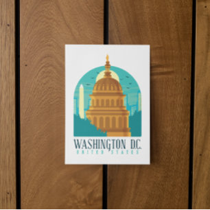 Vintage Washington D.C. United States Capitol Postcard