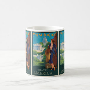Vintage Washington DC: American Travel Magic Mug