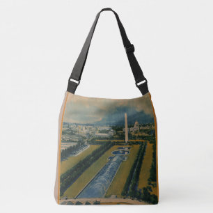 Vintage Washington DC Travel Poster Crossbody Bag
