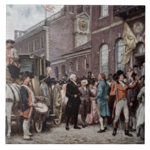 Vintage Washingtons Inaugration at Philadelphia Tile