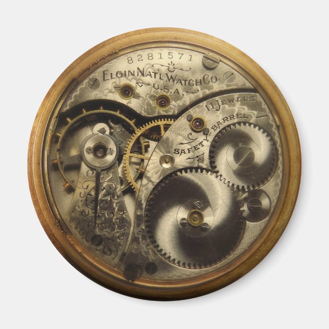 Vintage Watchworks Magnet (Front)