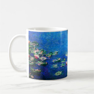 Vintage Water Lilies by Claude Monet Coffee Mug