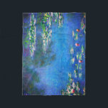 Vintage Water Lilies by Claude Monet Fleece Blanket<br><div class="desc">Vintage Water Lilies by Claude Monet Postcard. Beautiful oil on canvas painting of a pond with water lilies in Giverny France.</div>