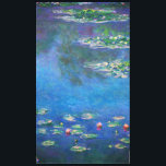 Vintage Water Lilies by Claude Monet Tablecloth<br><div class="desc">Vintage Water Lilies by Claude Monet Postcard. Beautiful oil on canvas painting of a pond with water lilies in Giverny France.</div>