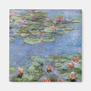 Vintage Water Lilies Magnet