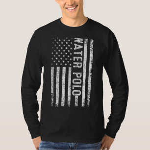 Vintage Water Polo American Flag For Water Polo Te