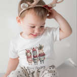 Vintage Watercolor Christmas Animals Baby Bodysuit<br><div class="desc">Transform your holiday designs into a cosy winter wonderland with these vintage watercolor Christmas animals! These high-resolution PNG illustrations come with transparent backgrounds, making them the perfect addition to your festive projectsGet ready to infuse the holiday spirit into your products, especially if you're selling on Zazzle. Our collection features anthropomorphic...</div>