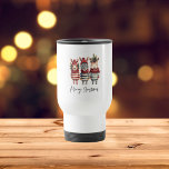 Vintage Watercolor Christmas Animals Travel Mug<br><div class="desc">Transform your holiday designs into a cosy winter wonderland with these vintage watercolor Christmas animals! These high-resolution PNG illustrations come with transparent backgrounds, making them the perfect addition to your festive projectsGet ready to infuse the holiday spirit into your products, especially if you're selling on Zazzle. Our collection features anthropomorphic...</div>