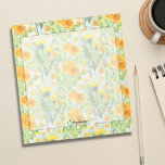 Vintage Watercolor Dandelion Pattern  Notepad<br><div class="desc">Introducing our Vintage Watercolor Dandelion Pattern Notepad, a charming addition to your stationery collection. Delicately crafted with a whimsical pattern of watercolor dandelions and their seeds gently blowing in the wind, this notepad captures the essence of vintage botanical elegance. The soft hues of yellow, green, and black evoke a sense...</div>