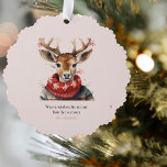 Vintage Watercolor Deer &. Merry Christmas Tree Decoration Card<br><div class="desc">Spread the joy and warmth of the holiday season with our Vintage Watercolor Deer & Merry Christmas collection. Whether you're sending heartfelt holiday greetings or decorating your home, this design will add a touch of elegance and nostalgia to your celebrations. Order yours today and make this holiday season truly memorable....</div>