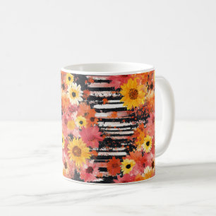 Vintage Watercolor Floral Abstract Pattern (10) Coffee Mug