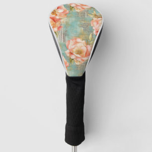 Vintage Watercolor Floral Abstract Pattern (18) Golf Head Cover