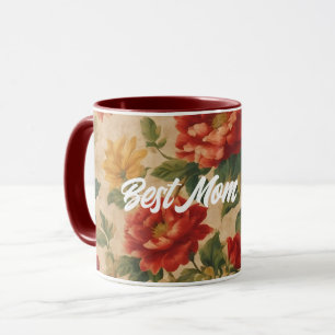 Vintage Watercolor Floral Modern Collection Mug