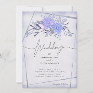 Vintage Watercolor Floral Wedding Invitation