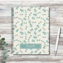 Vintage Watercolor Geranium Small Floral Pattern