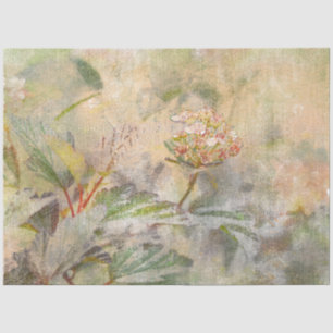 Vintage Watercolor peony floral decoupage Tissue Paper