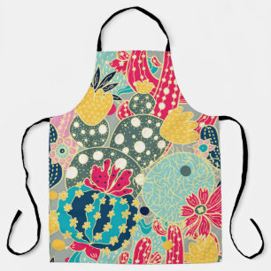 Vintage Watercolor Pumpkin: Autumn Pattern Apron