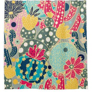 Vintage Watercolor Pumpkin: Autumn Pattern Shower Curtain