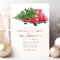 Vintage Watercolor Red Truck Christmas Party