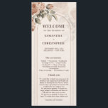 Vintage watercolor terracotta rose sage program programme<br><div class="desc">Are you planning a vintage-themed wedding? Look no further than our exquisite vintage watercolor rusty terracotta rose wedding ceremony program. This program is the perfect addition to your special day, adding a touch of elegance and charm. The beautiful watercolor design captures the essence of the vintage theme, while the rusty...</div>
