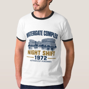 Vintage Watergate Night Shift 1972 History T-Shirt