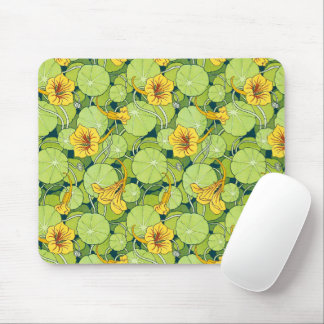 Vintage Waterlilies Mouse Mat