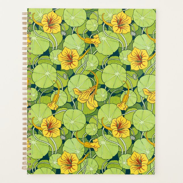 Vintage Waterlilies Planner (Front)