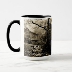 Vintage Waterwheel Mug