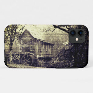 Vintage Waterwheel Postcard iPhone 11 Case