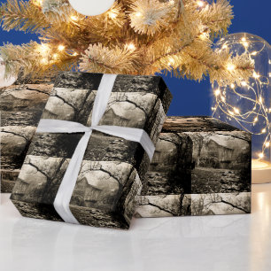 Vintage Waterwheel Wrapping Paper