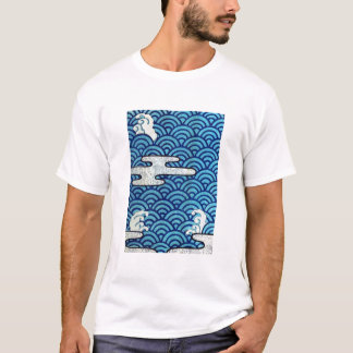 Vintage Wave & Cloud T-Shirt