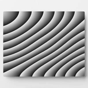 Vintage Wavy Lines Plaque