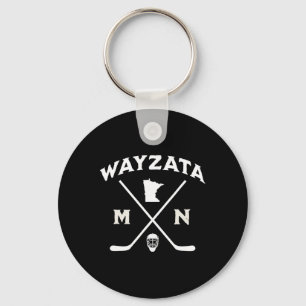 Vintage Wayzata Minnesota Hockey  Key Ring