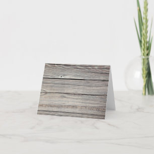 Vintage Weathered Wood Background - Old Board Card