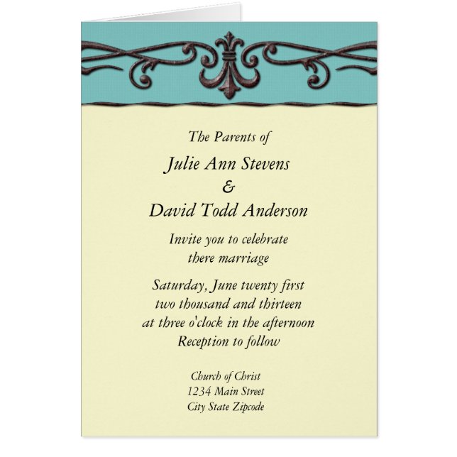 Vintage Wedding (Front)